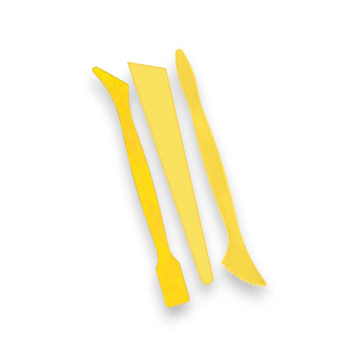 Picture of SHARP PLASTICINE KNIFE 3 PACK